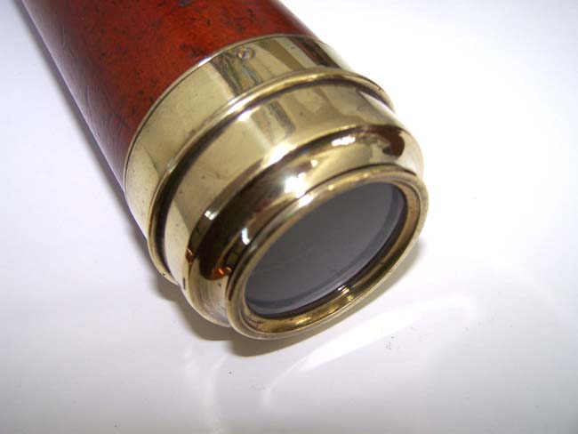 A nice antique Telescope with mahogany barrel, English, circa 1820-1830 — image 2